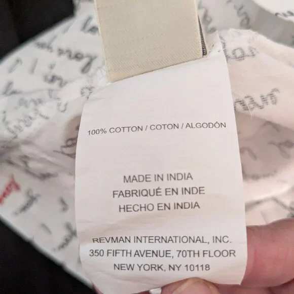 ED Ellen DeGeneres “I Love You” Pillowcases – Set of 2 Romantic Script Cotton Ca - Picture 3 of 3